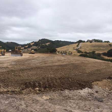 Pat Molnar General Engineering Creating a 2-1 Fill Slope San Luis Obispo County